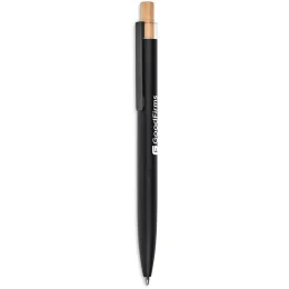 Okiyo Mimo Recycled Aluminium Ball Pen - BLACK