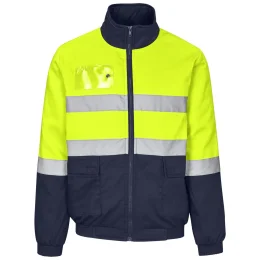 Foundation Hi-Viz Padded Jacket - YELLOW - 2XL